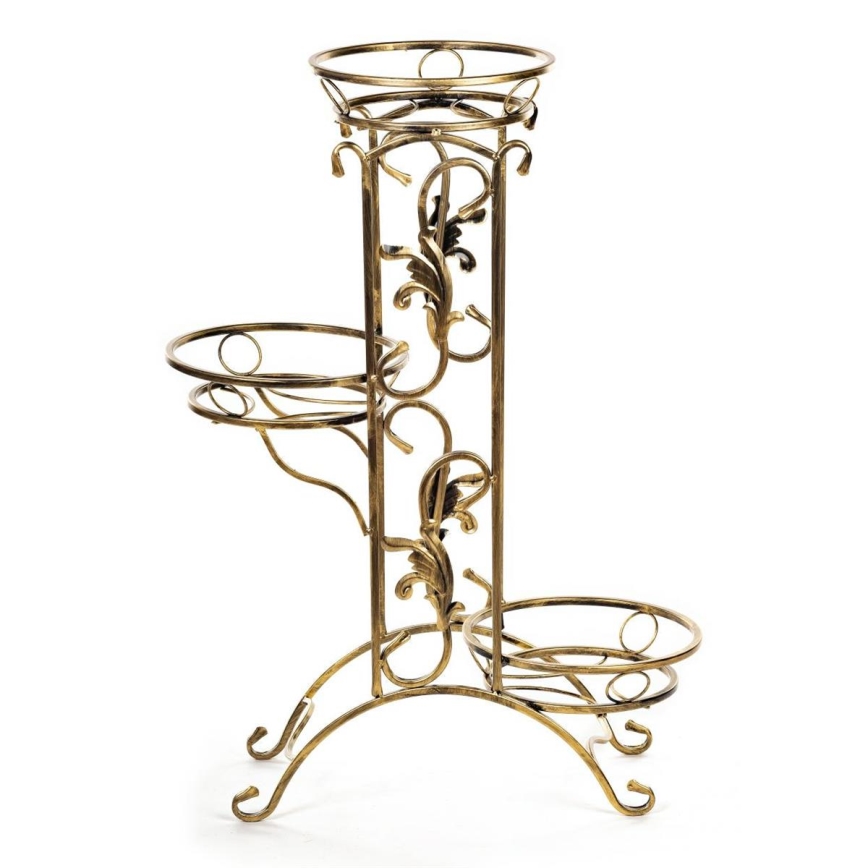 Suporte para flores 90x65 cm dourado