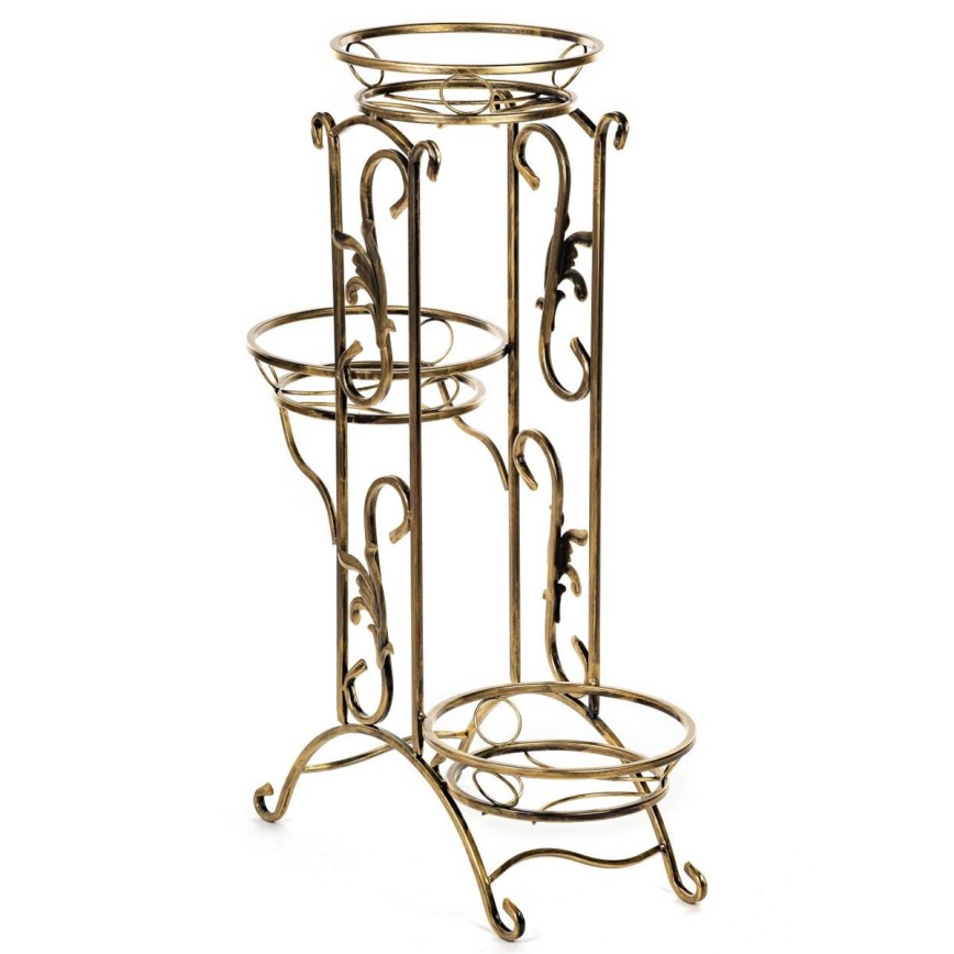 Suporte para flores 90x65 cm dourado