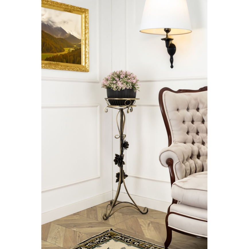 Suporte para flores 95x38 cm dourado