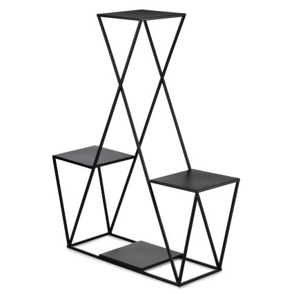 Suporte para flores 95x78 cm preto