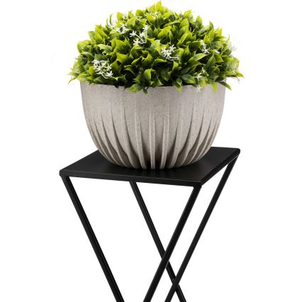 Suporte para flores 95x78 cm preto