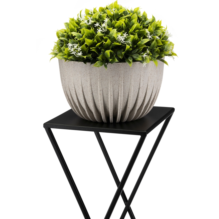 Suporte para flores 95x78 cm preto