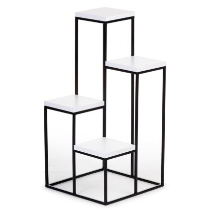 Suporte para plantas KASKADA 70x34 preto/branco