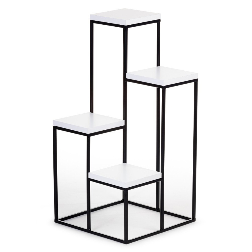 Suporte para plantas KASKADA 70x34 preto/branco