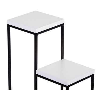 Suporte para plantas KASKADA 70x34 preto/branco