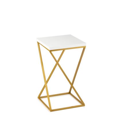 Suporte para plantas LOFT 40x24 cm dourado/branco