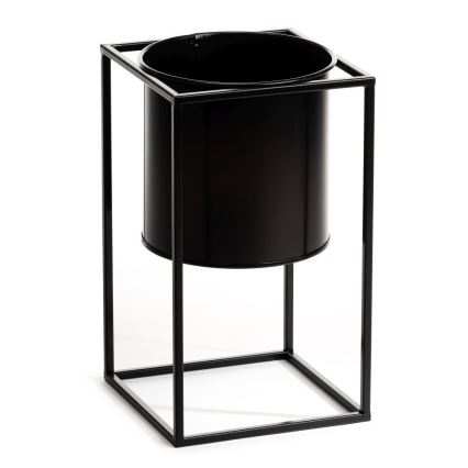 Suporte para plantas RING 40x23 cm preto