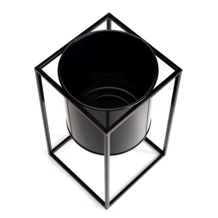 Suporte para plantas RING 40x23 cm preto