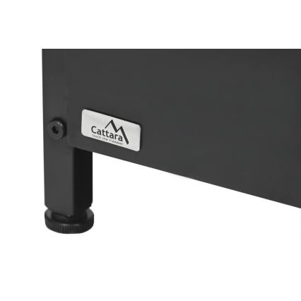 Suporte para lenha 39x35x76 cm preto