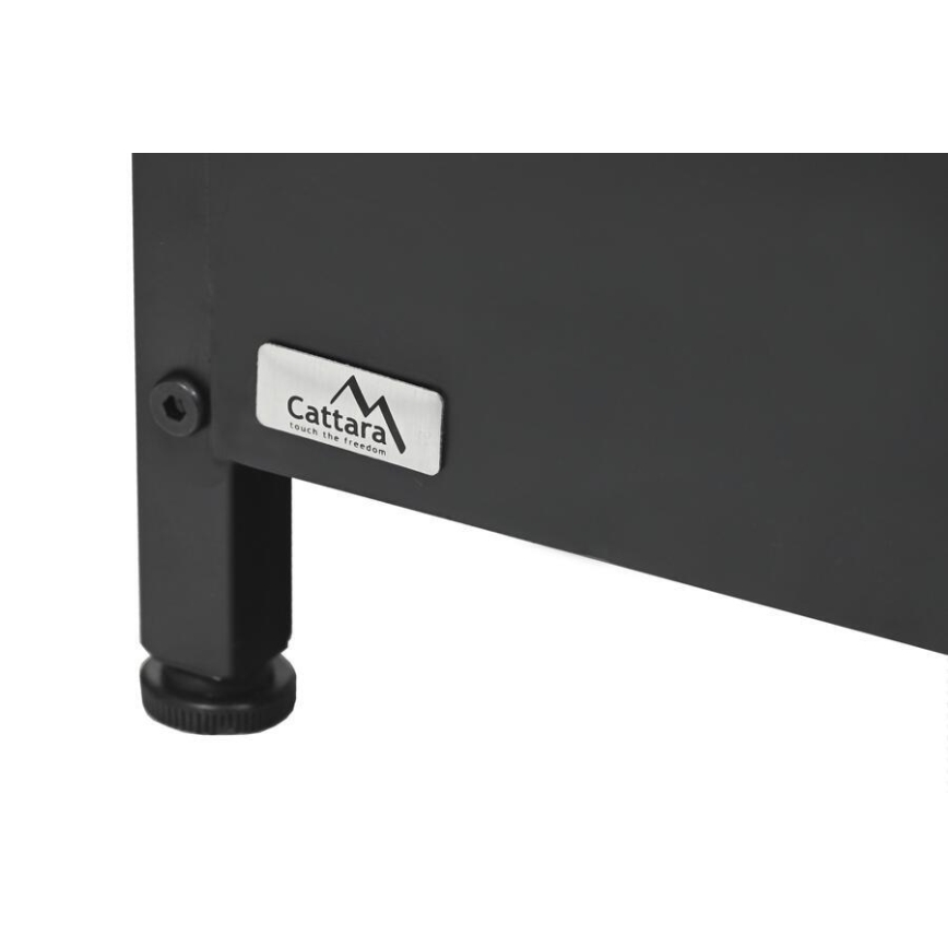 Suporte para lenha 39x35x76 cm preto