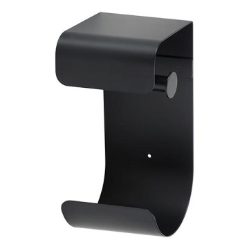 Suporte para papel 12,5x26 cm inox/preto