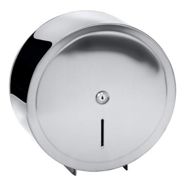 Suporte para papel 31x32,5 cm aço inoxidável/prateado