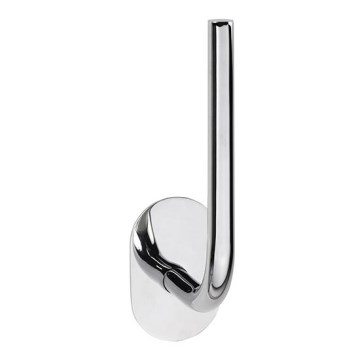 Suporte para papel 4,5 x 18 cm, aço inoxidável prateado