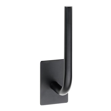 Suporte para papel 4,5x18 cm inox/preto