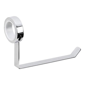 Suporte para papel 4,7x9,6 cm aço inoxidável/prateado