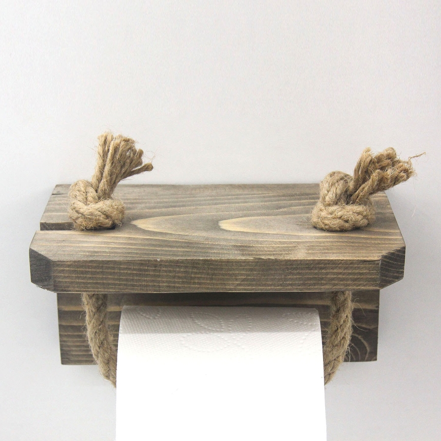 Suporte para papel higiénico 10x17 cm abeto