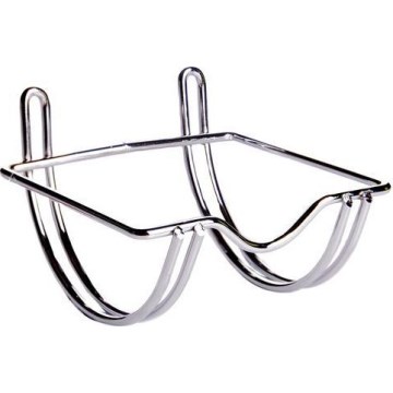 Suporte para papel higiénico 12x12,5 cm cromo brilhante