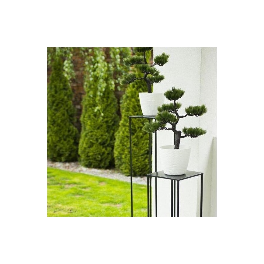 Suporte para plantas 100x24 cm preto