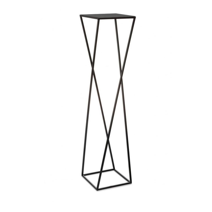 Suporte para plantas 100x24 cm preto