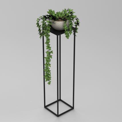 Suporte para plantas 100x24 cm preto