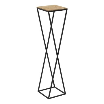 Suporte para plantas 100x24 cm preto