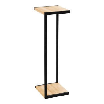 Suporte para plantas 100x30x34 cm preto