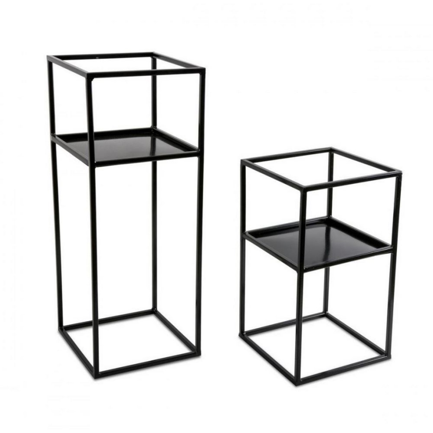 Suporte para plantas 40x24 preto