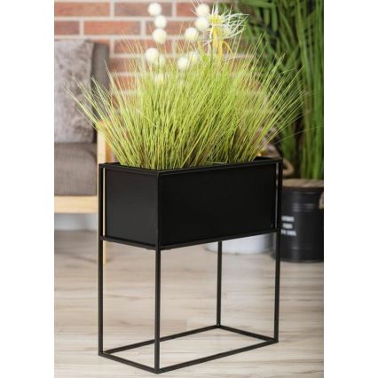 Suporte para plantas 50x44 cm preto