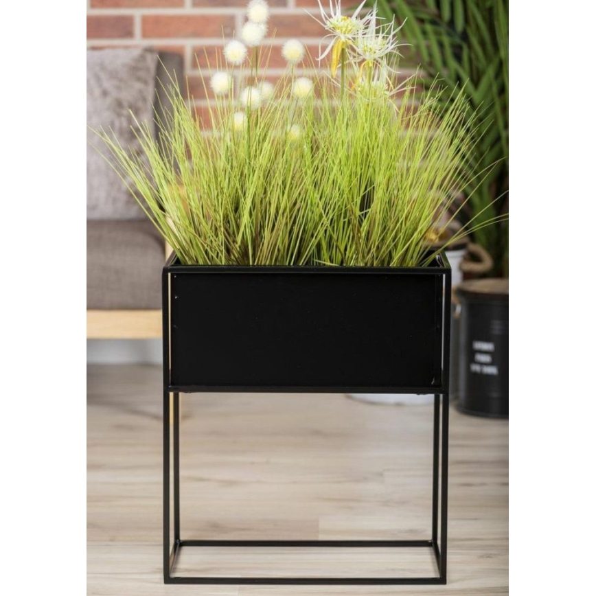 Suporte para plantas 50x44 cm preto