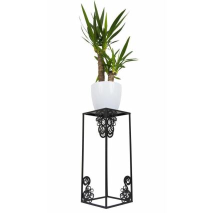 Suporte para plantas 60x24 cm preto