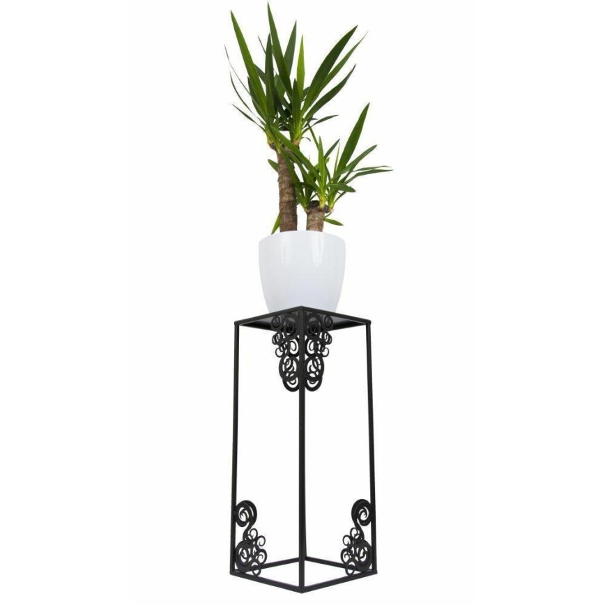 Suporte para plantas 60x24 cm preto