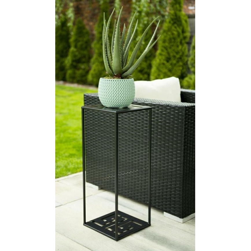 Suporte para plantas 60x24 cm preto