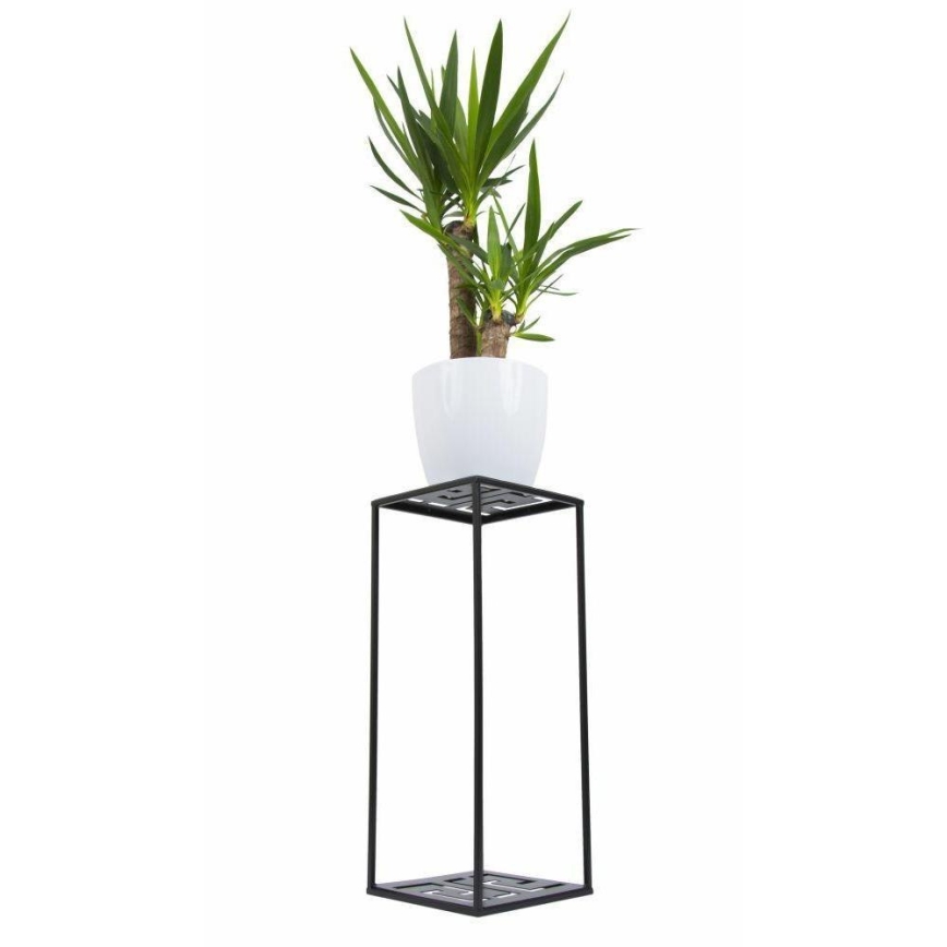 Suporte para plantas 60x24 cm preto