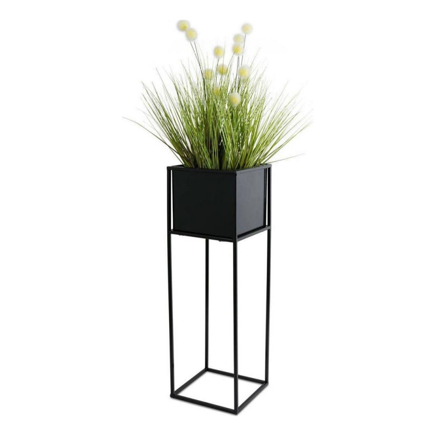 Suporte para plantas 70x24 cm preto