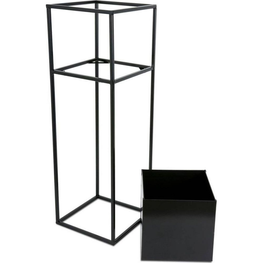 Suporte para plantas 70x24 cm preto