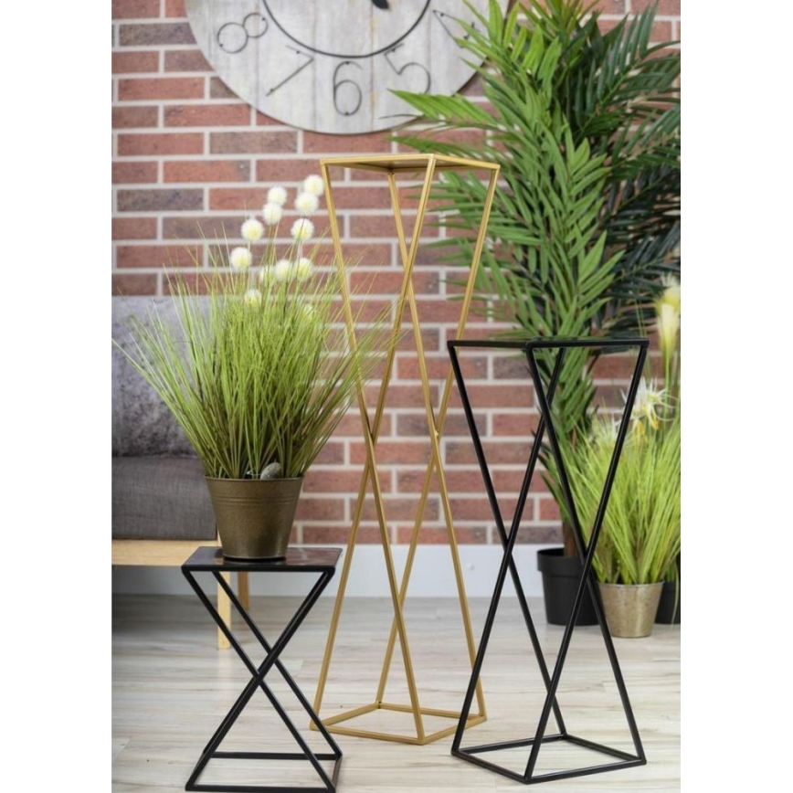 Suporte para plantas 70x24 preto