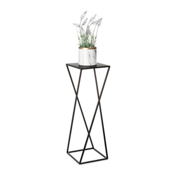 Suporte para plantas 70x24 cm preto