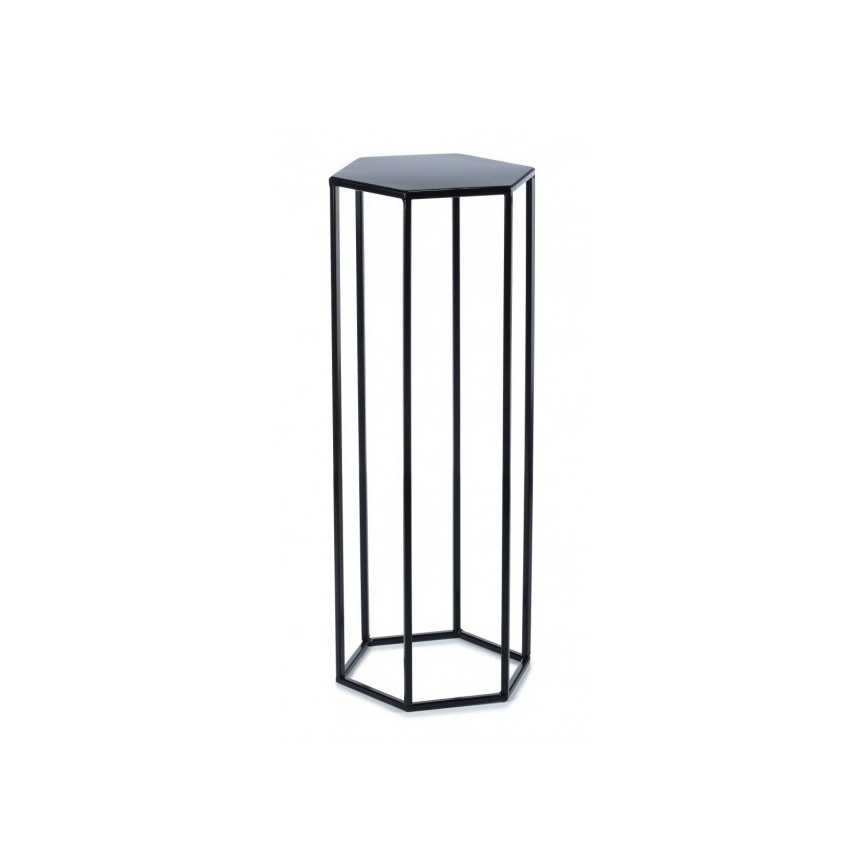 Suporte para plantas 70x24 cm preto