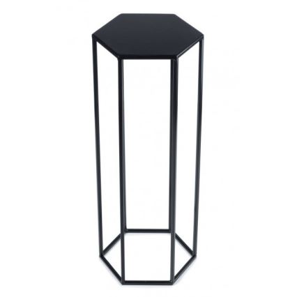 Suporte para plantas 70x24 cm preto