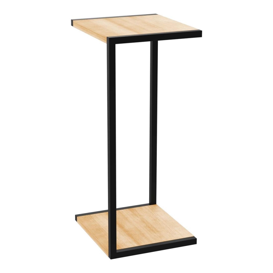 Suporte para plantas 70x30x34 cm preto