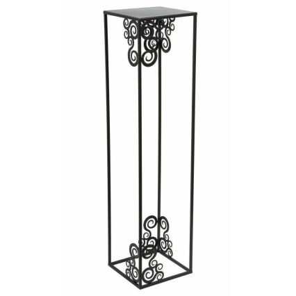 Suporte para plantas 80x24 cm preto