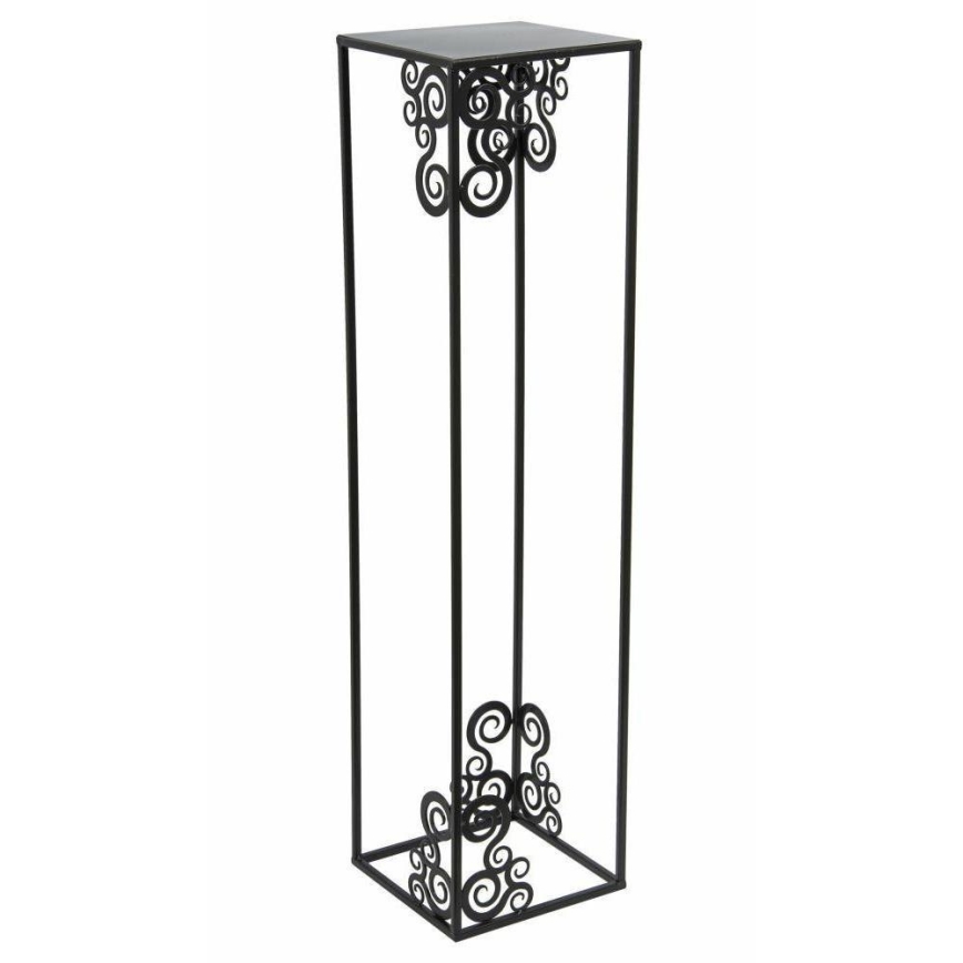 Suporte para plantas 80x24 cm preto