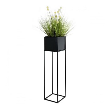 Suporte para plantas 90x24 cm preto