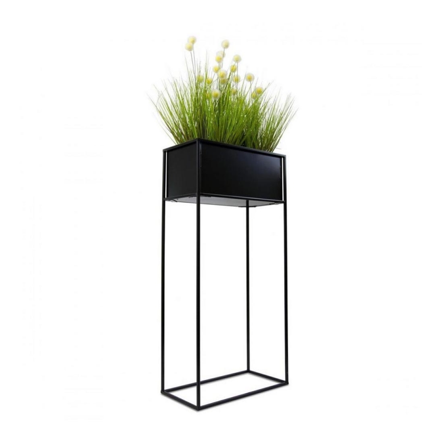 Suporte para plantas 90x44 cm preto