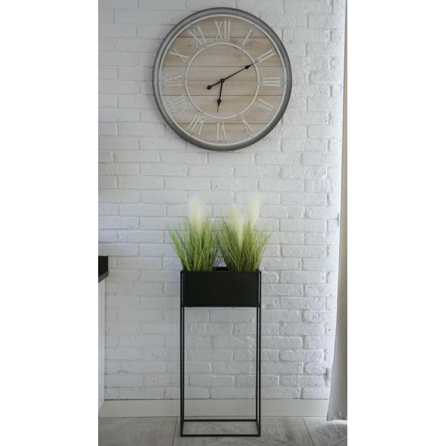 Suporte para plantas 90x44 cm preto