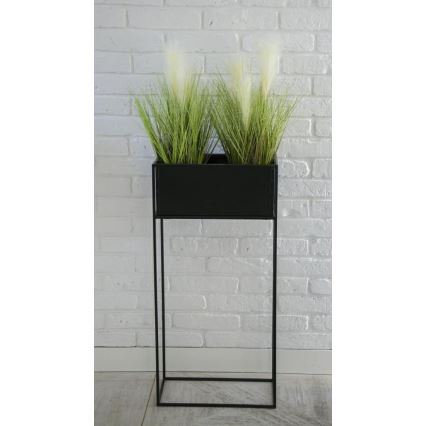 Suporte para plantas 90x44 cm preto