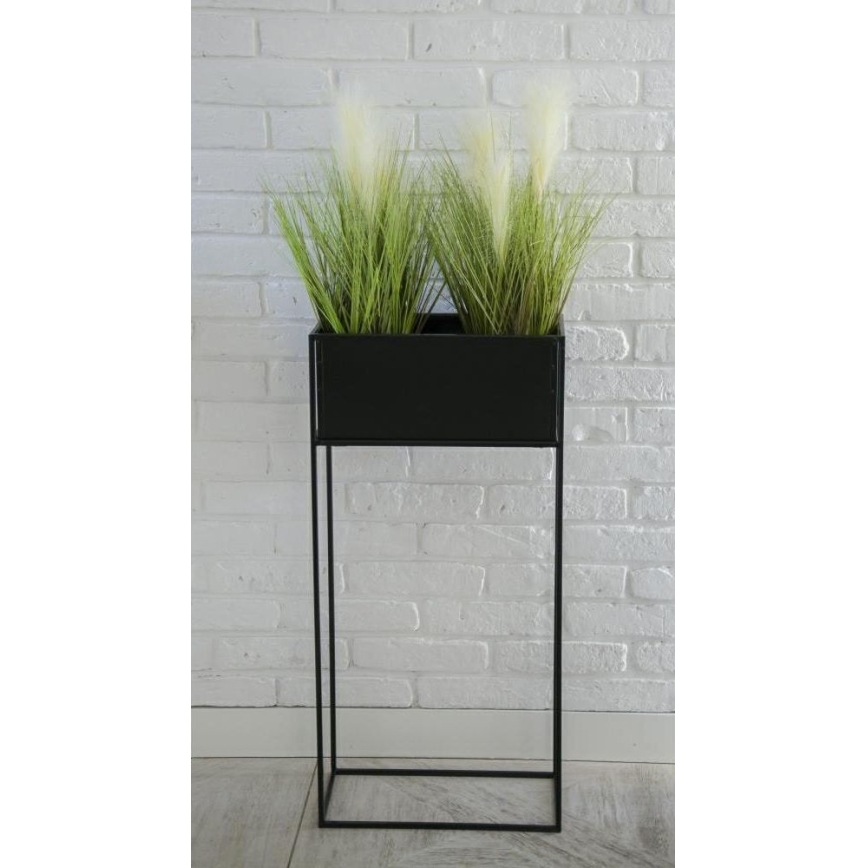 Suporte para plantas 90x44 cm preto