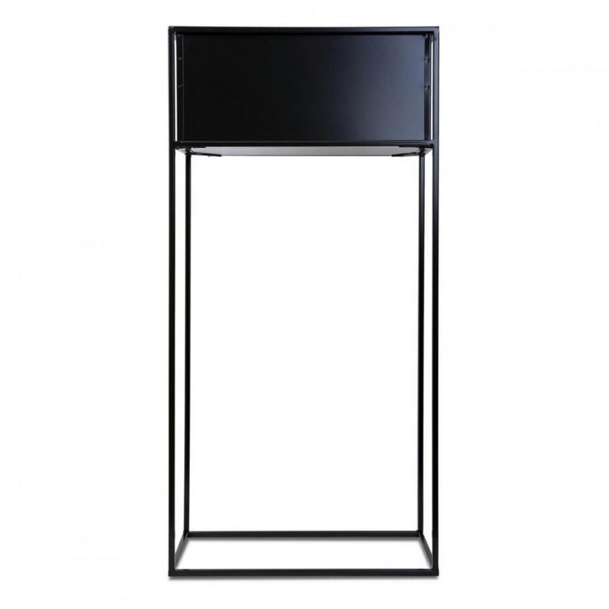 Suporte para plantas 90x44 cm preto