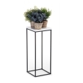 Suporte para plantas BASICLOFT 60x24 preto/branco