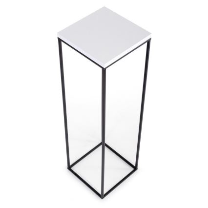 Suporte para plantas BASICLOFT 80x24 preto/branco